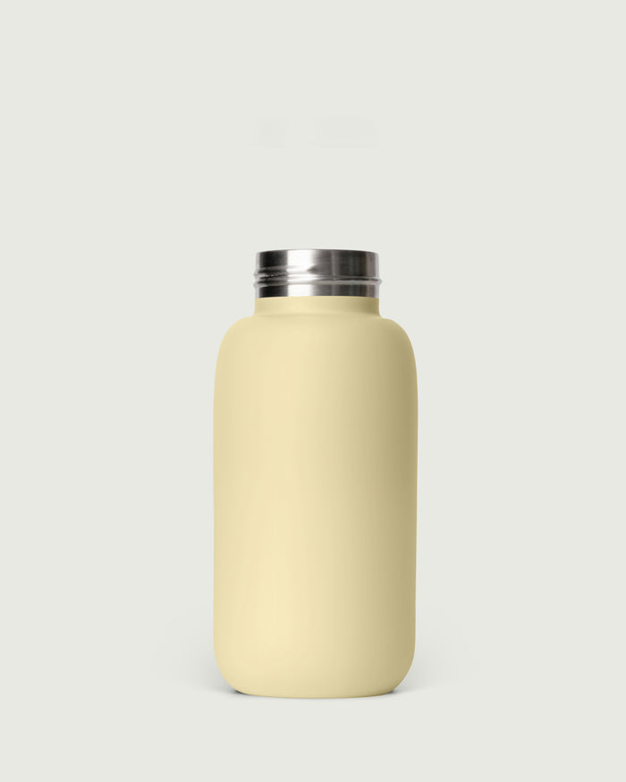 Buttermilk::16oz Bottle Sunnies Flask Tumbler yellow front