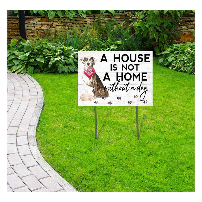 18x24 Catahoula Leopard Dog Lawn Sign