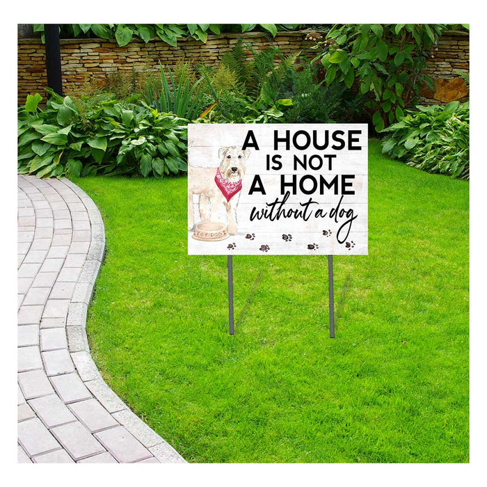 18x24 Wheaten Terrier Dog Lawn Sign
