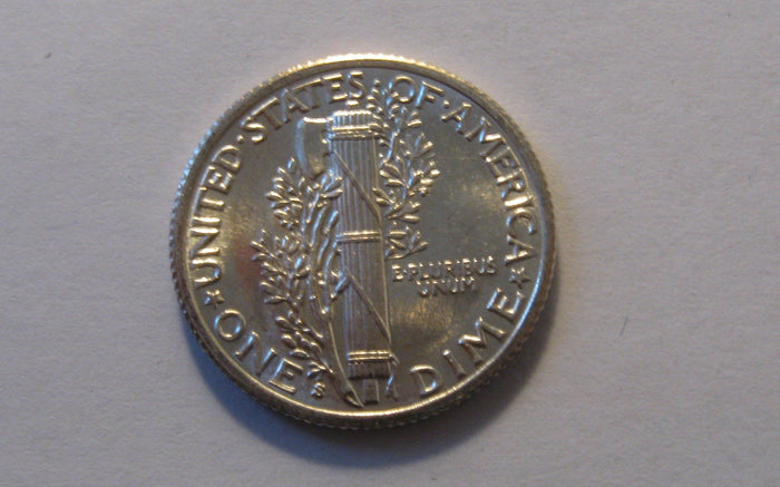 1941-S Mercury Dime. MS66FB | Of Coins & Crystals