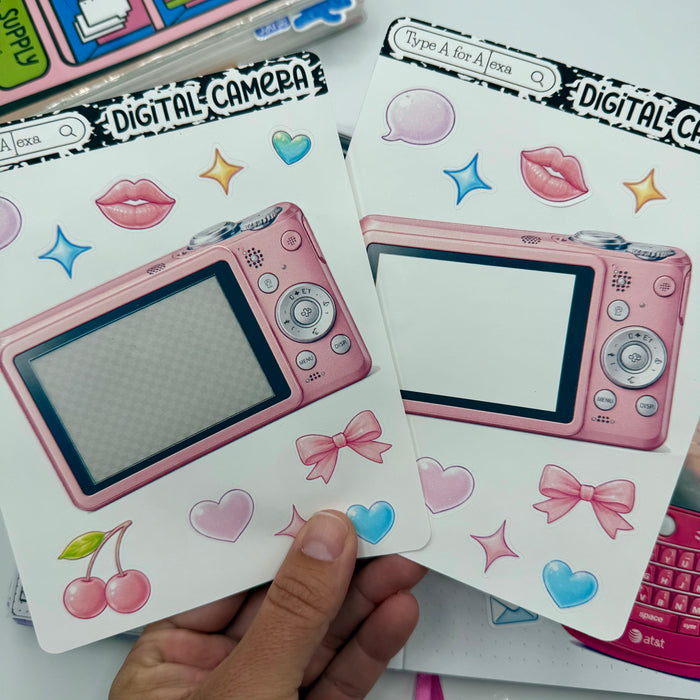 Digital Camera Jumbo Journaling Sticker Frame