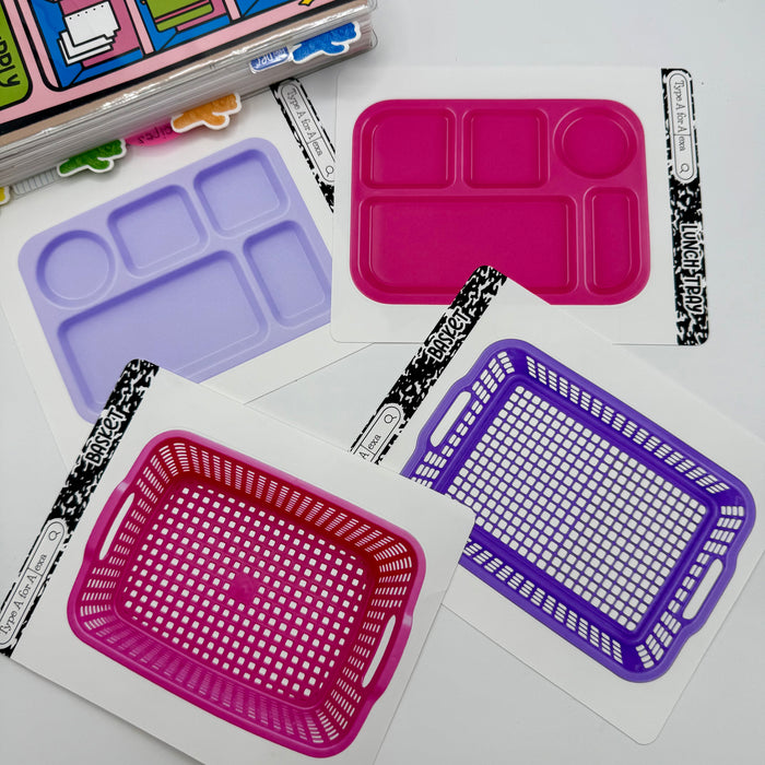 Lunch Tray Jumbo Stickers