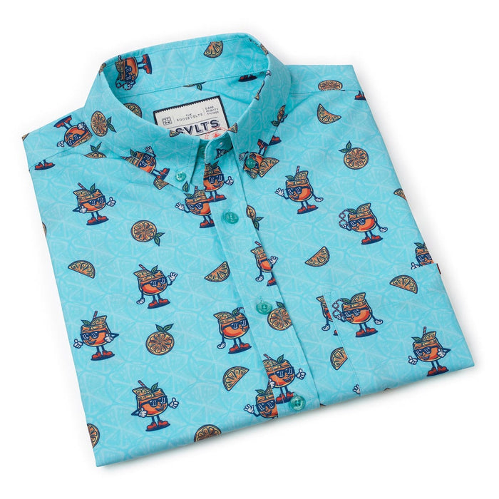 RSVLTS RSVLTS Short Sleeve Shirt Steve's Birthday Collection "Aperol Steve" – KUNUFLEX Short Sleeve Shirt Steve's Birthday Collection "Aperol Steve" – KUNUFLEX Short Sleeve Shirt