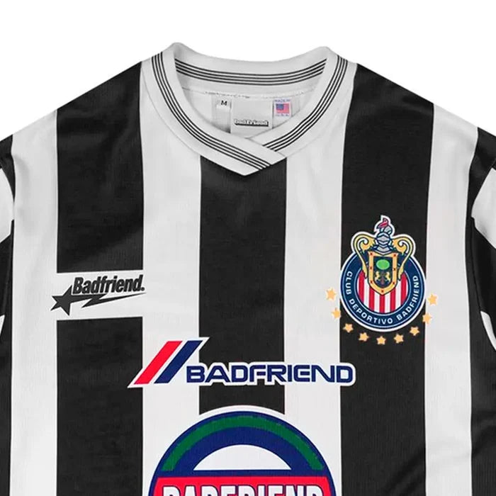 Badfriend Soccer Jersey 'Black White'