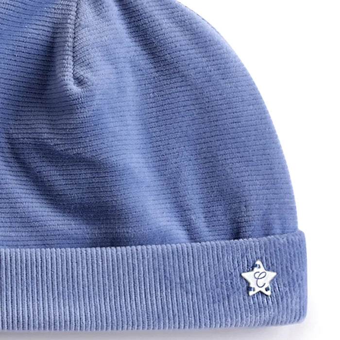 Boys Blue Self Design Cap