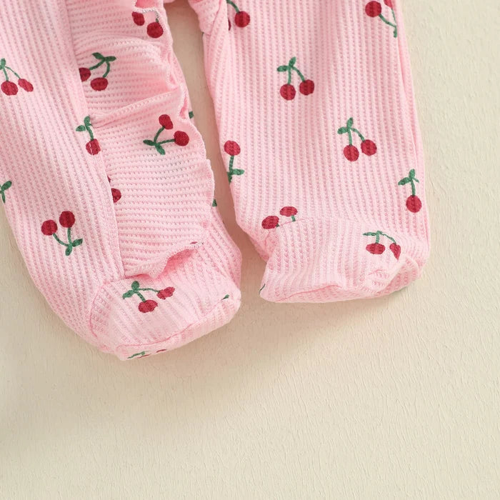 CHERRIES Ruffle Jumpsuit