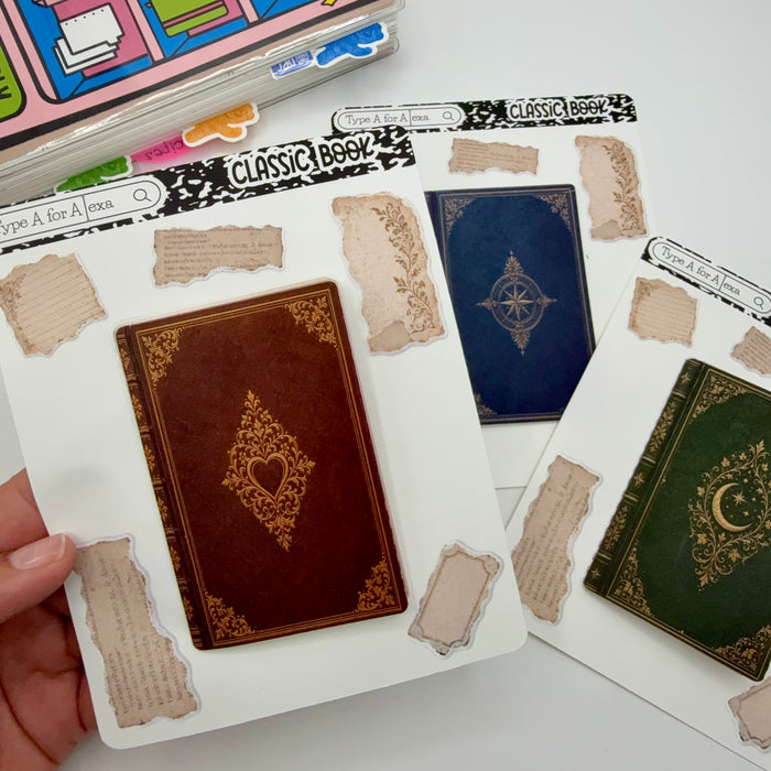 Classic Novel Jumbo Journaling Interactive Sticker