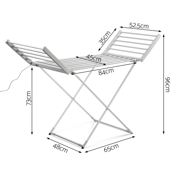Devanti Electric Heated Clothes Rack White