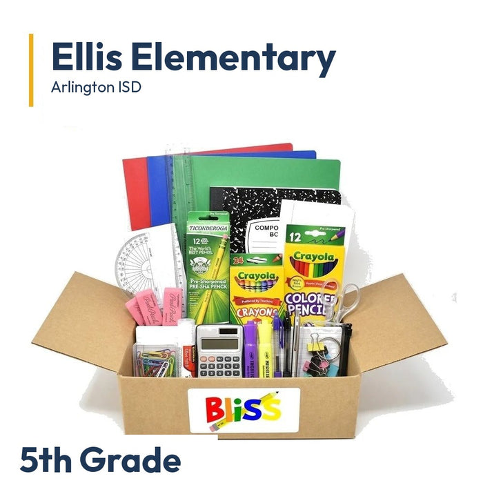 Ellis Elementary 5th Grade School Supply Kit