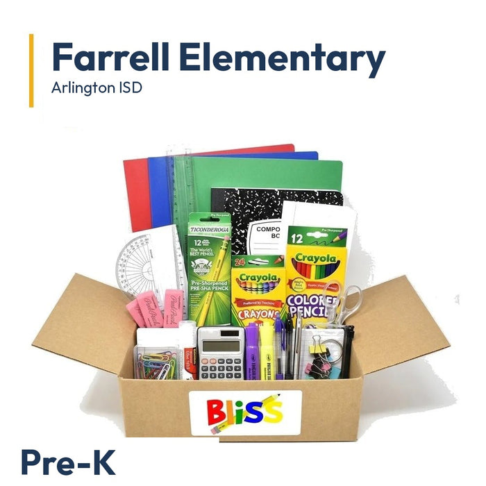 Farrell Elementary Pre-K School Supply Kit