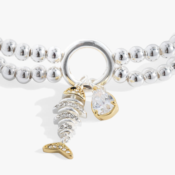 Fishbone Double Stretch Bracelet