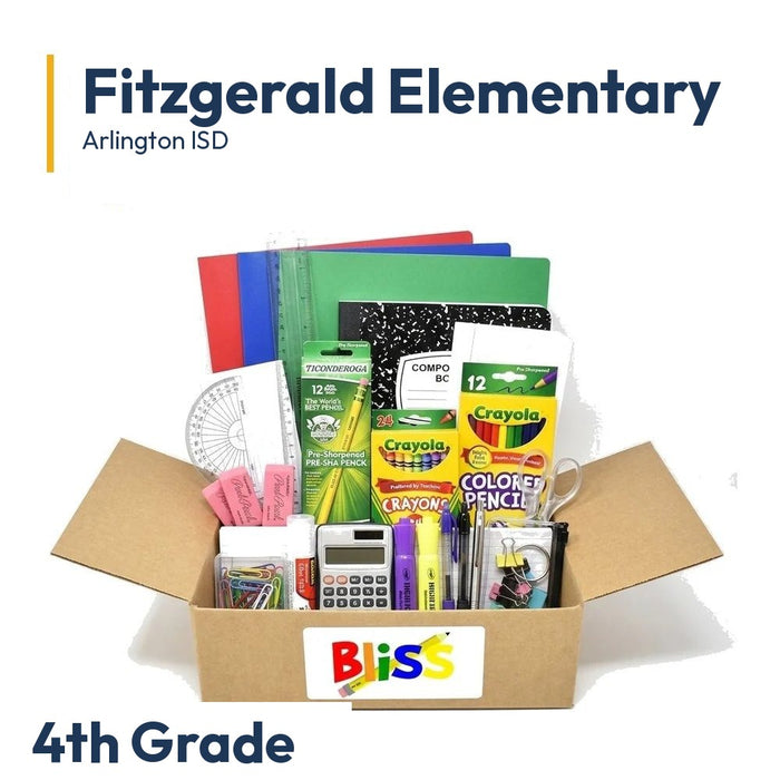Fitzgerald Elementary 4th Grade School Supply Kit