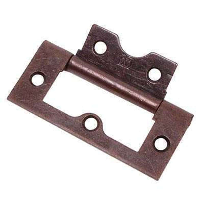 Flush Hinges 50mm Bronze 2" w/ Screws