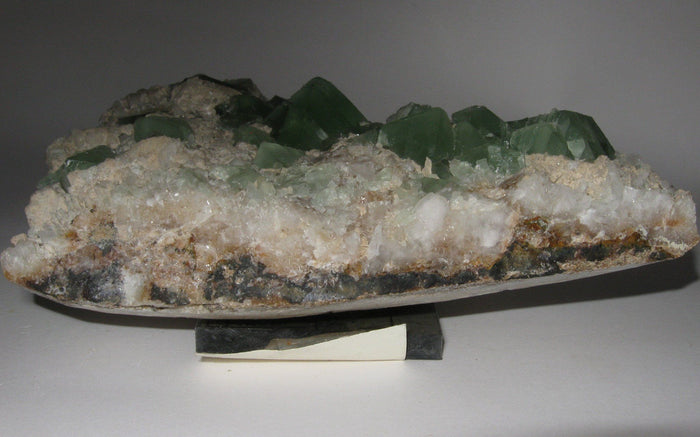 Green Fluorite in Matrix | Of Coins & Crystals