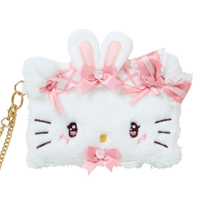 Hello Kitty Plush Card Case (Ribbon Party Series) Accessory Japan Original