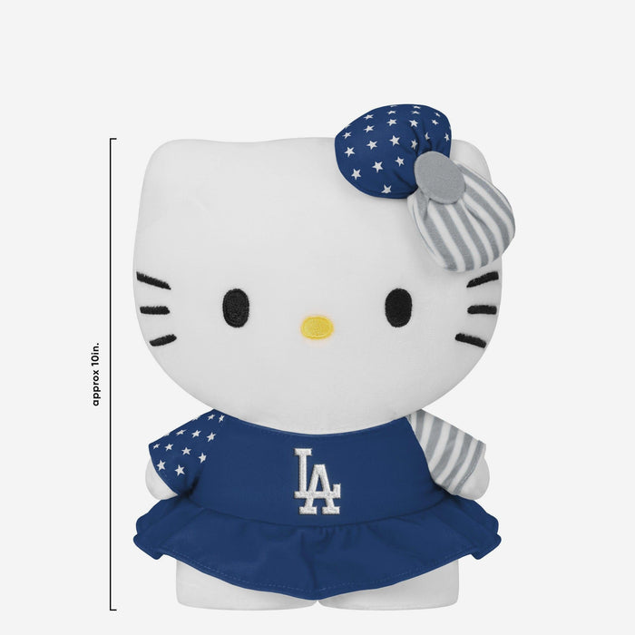 Hello Kitty x Los Angeles Dodgers 10" Americana Plush Plush FOCO