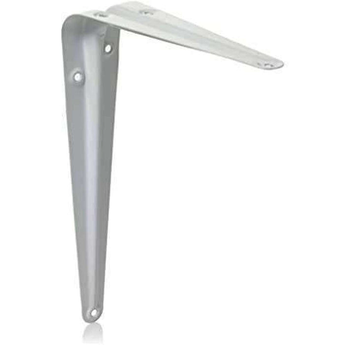 L-Bracket London Painted White 250 x 200mm Euro Style