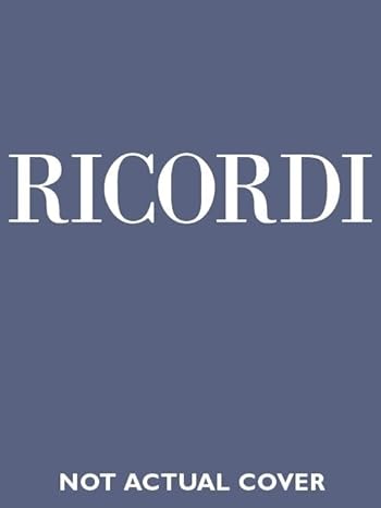 La Cenerentola: Vocal Score (2 Volume Set)