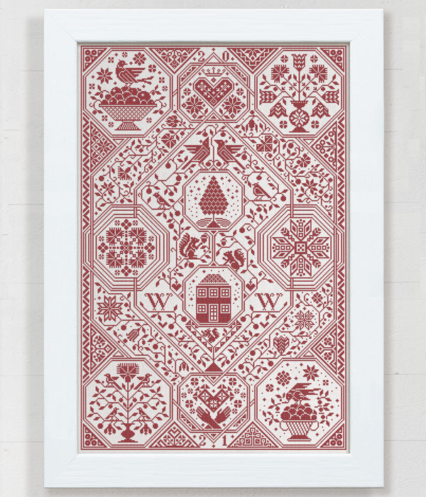 Modern Folk Embroidery - SAL 2021: The Fruits of Plenty - Booklet Chart