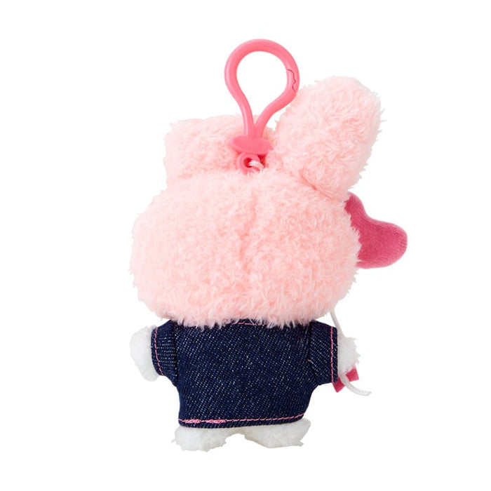 My Melody Keychain Mascot Clip (Denim Patch Series) Accessory Japan Original