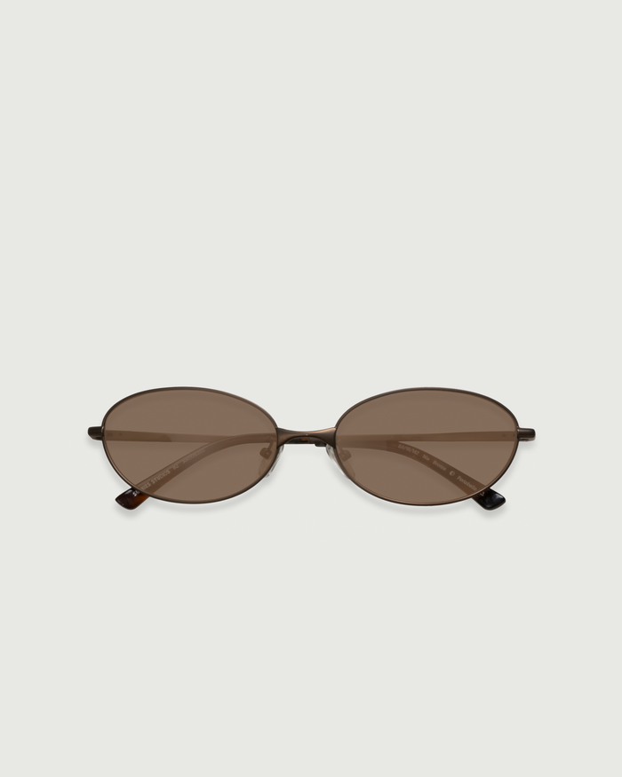 Portobello Adaptive::Nia Eyeglasses Oval Brown metal top