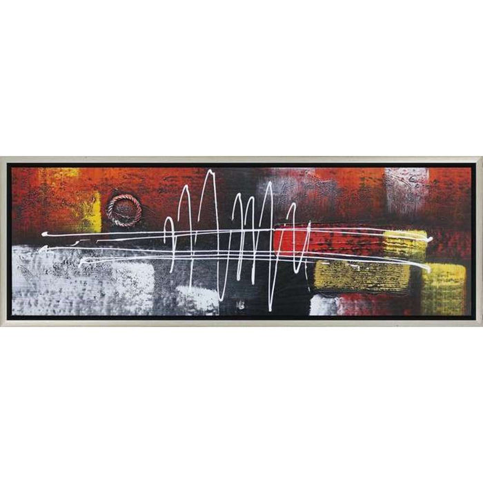 Picture Frame On Canvas 35 x 95cm Assorted