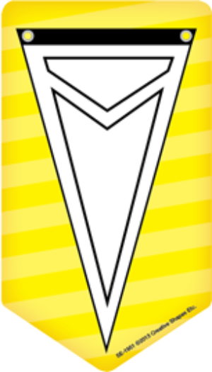 Large Notepad - Sport Pennant - Creative Shapes Etc.