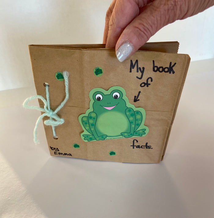 Mini Notepad - Frog Design for DIY & Scrapbooking - Creative Shapes Etc.