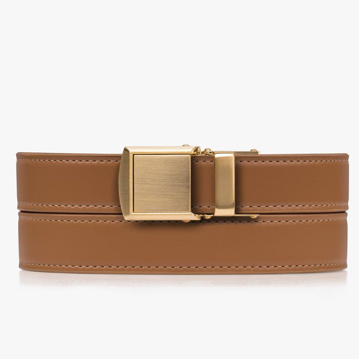 Hazelnut Skinny Belts - SlideBelts
