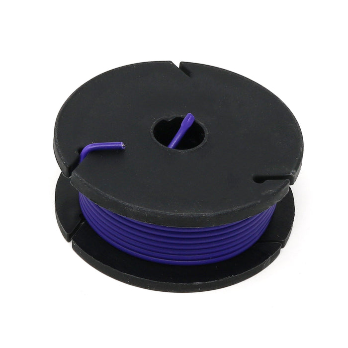 Stranded-Core Wire Spool - 25ft - 22AWG - Violet by The Pi Hut - The Pi Hut