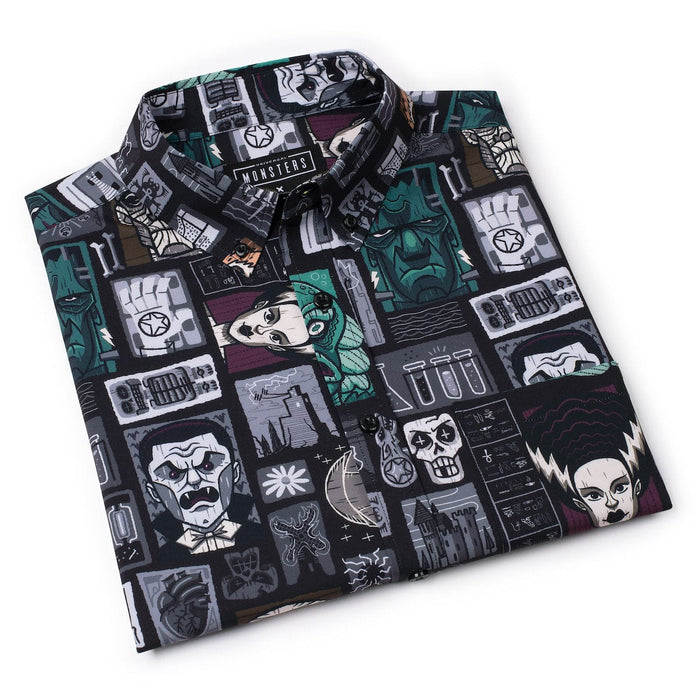 RSVLTS Universal Monsters Universal Monsters "Freaky Tiki" – KUNUFLEX Short Sleeve Shirt Universal Monsters "Freaky Tiki" – KUNUFLEX Short Sleeve Shirt
