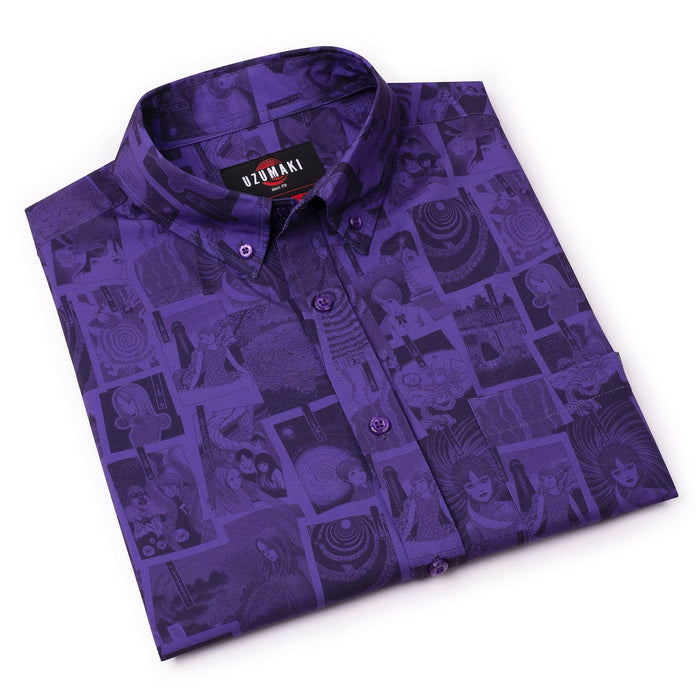 RSVLTS Uzumaki Junji Short Sleeve Shirt Uzumaki Junji "The Curse" – KUNUFLEX Short Sleeve Shirt Uzumaki Junji "The Curse" – KUNUFLEX Short Sleeve Shirt