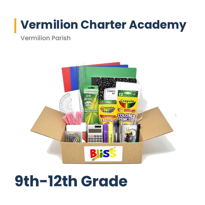 Vermilion Charter Academy - 9th-12th Grade School Supply Kit