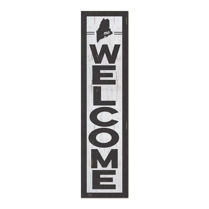 11x46 State Welcome Maine Leaner Sign
