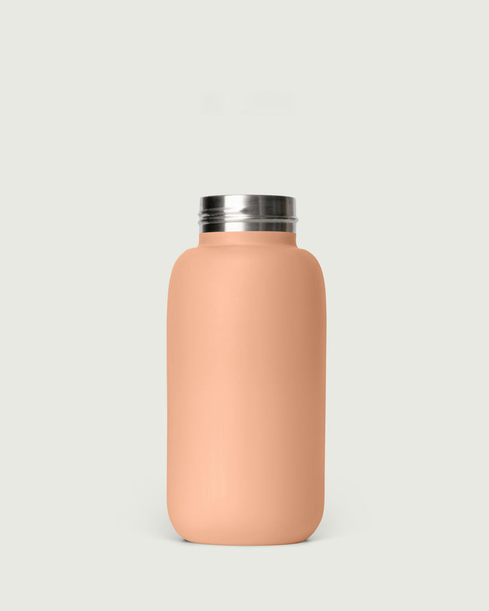 Peach::16oz Bottle Sunnies Flask Tumbler pink front