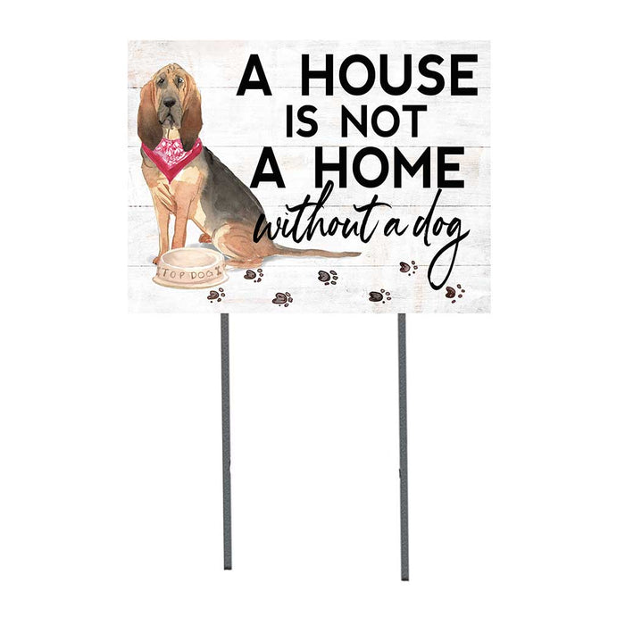 18x24 Blood Hound Dog Lawn Sign