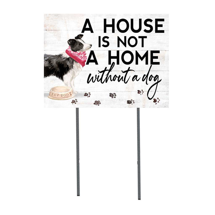 18x24 Border Collie Dog Lawn Sign