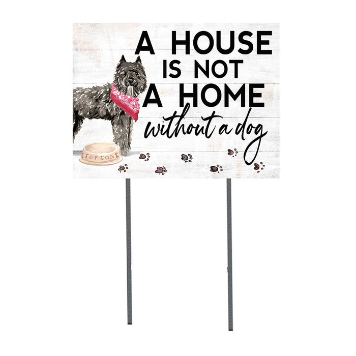 18x24 Bouvier des Flandres Dog Lawn Sign