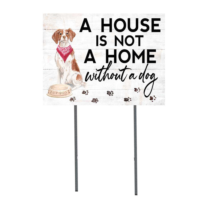 18x24 Brittany Dog Lawn Sign