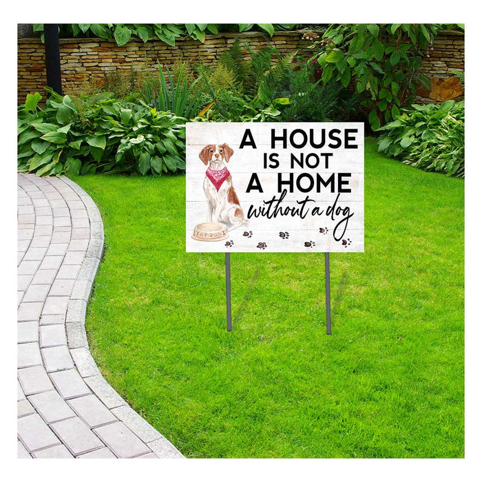 18x24 Brittany Dog Lawn Sign