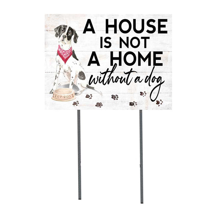 18x24 English Pointer Dog Lawn Sign