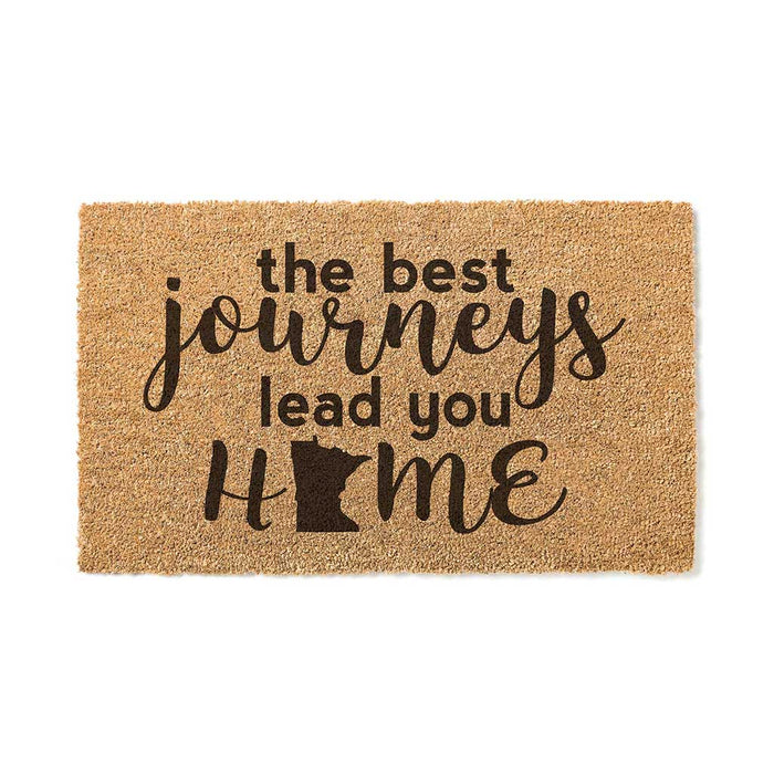 18x30 Coir Doormat Best Journeys Minnesota