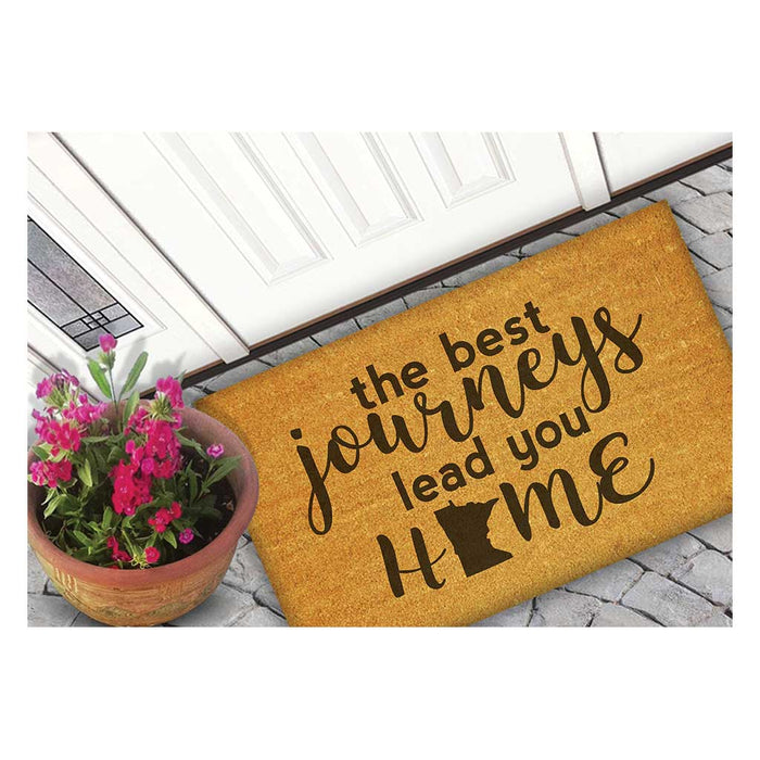 18x30 Coir Doormat Best Journeys Minnesota
