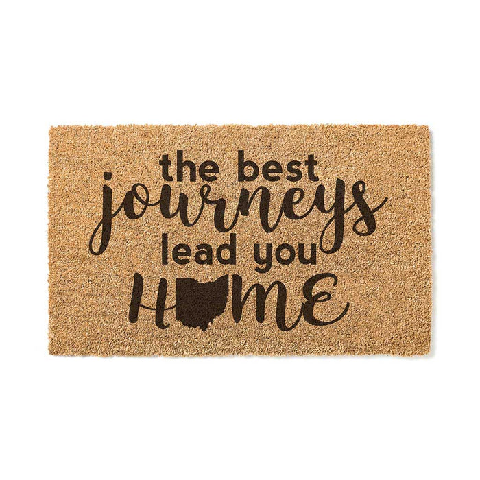 18x30 Coir Doormat Best Journeys Ohio