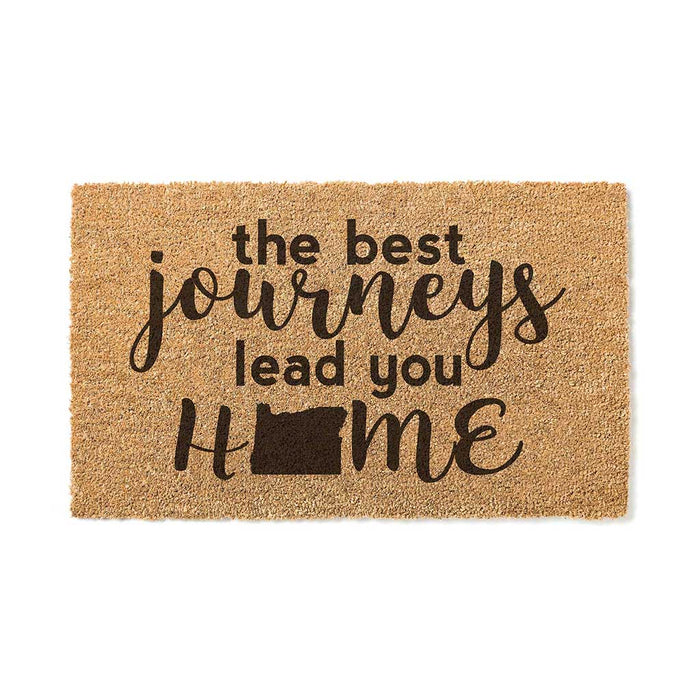 18x30 Coir Doormat Best Journeys Oregon