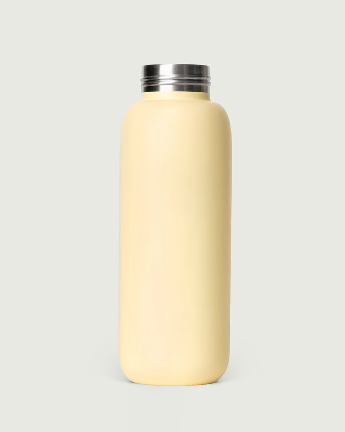 Buttermilk::25oz Bottle Sunnies Flask Tumbler yellow front