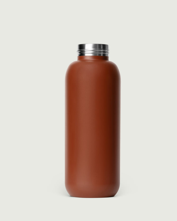 Cocoa::32oz Bottle Sunnies Flask Tumbler brown front