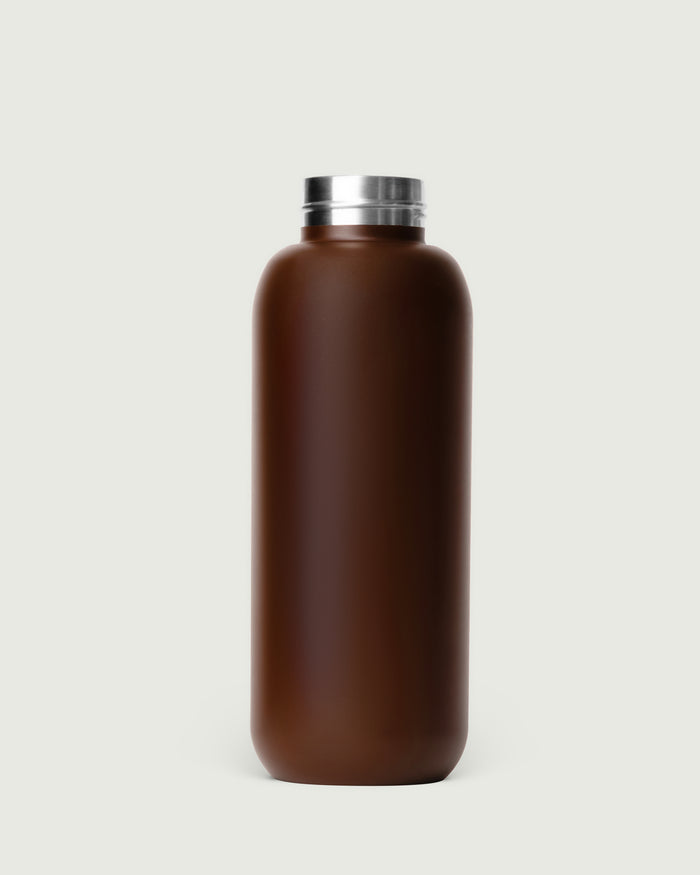 Ganache::32oz Bottle Sunnies Flask Tumbler brown front