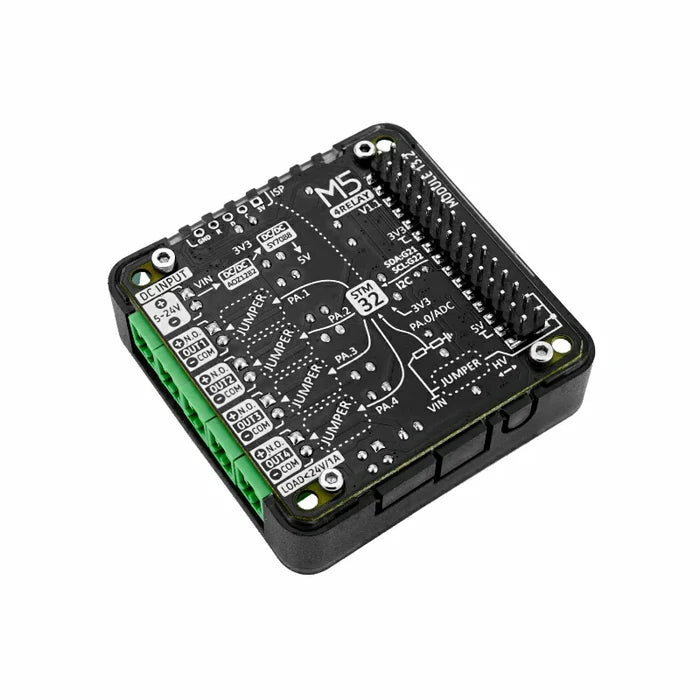 4-Channel Relay 13.2 Module V1.1 (STM32F030) - m5stack-store