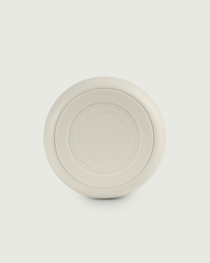 Burrata::40oz Bottle Sunnies Flask Tumbler white side